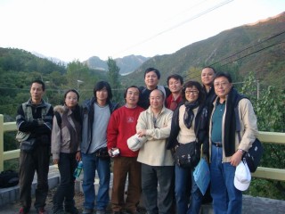 与范扬导师在燕山写生
