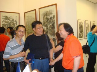 在学员作品展览现场