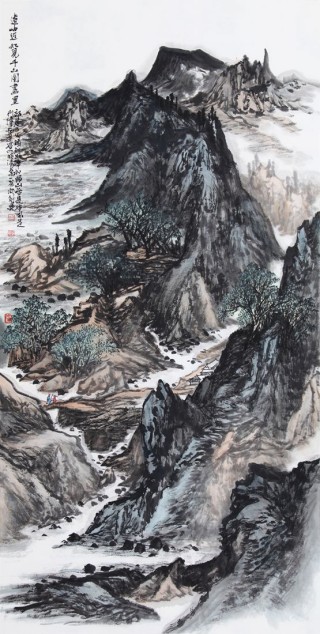 远岫近如见千山图画里