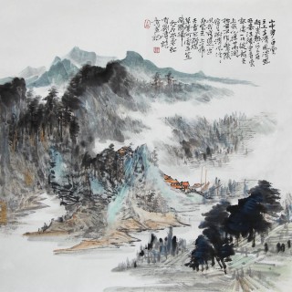 山中多白云
