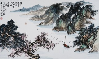 横云嶺外千重树