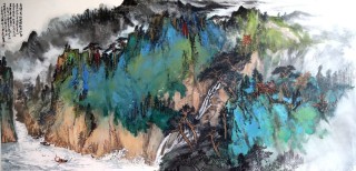 碧水青山图